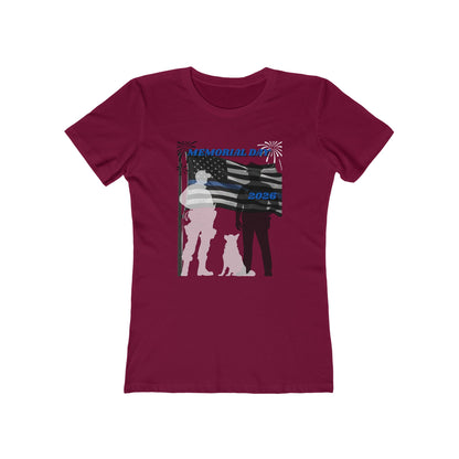 Memorial Day Police 26 Tee — Women’s Boyfriend Fit T-Shirt
