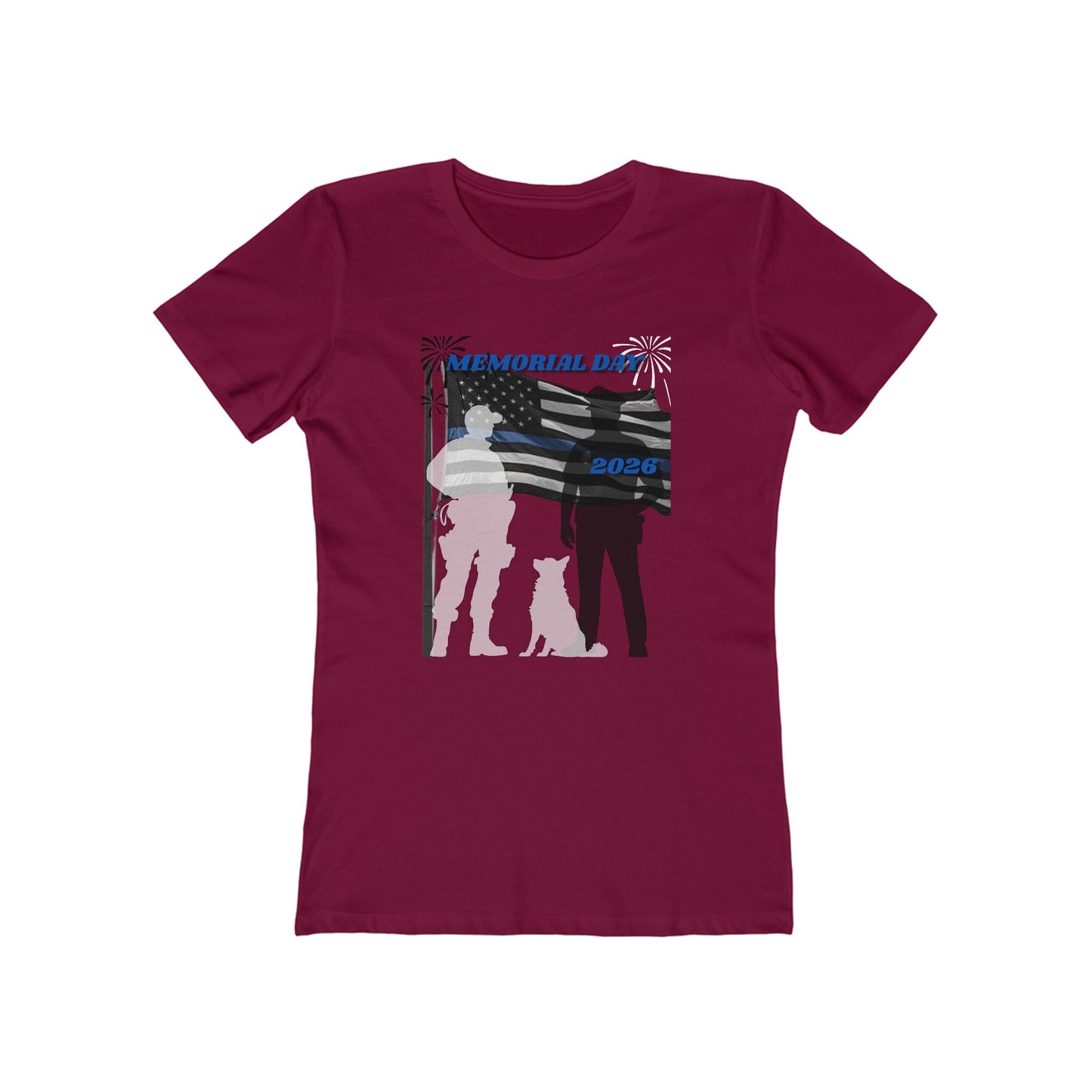 Memorial Day Police 26 Tee — Women’s Boyfriend Fit T-Shirt