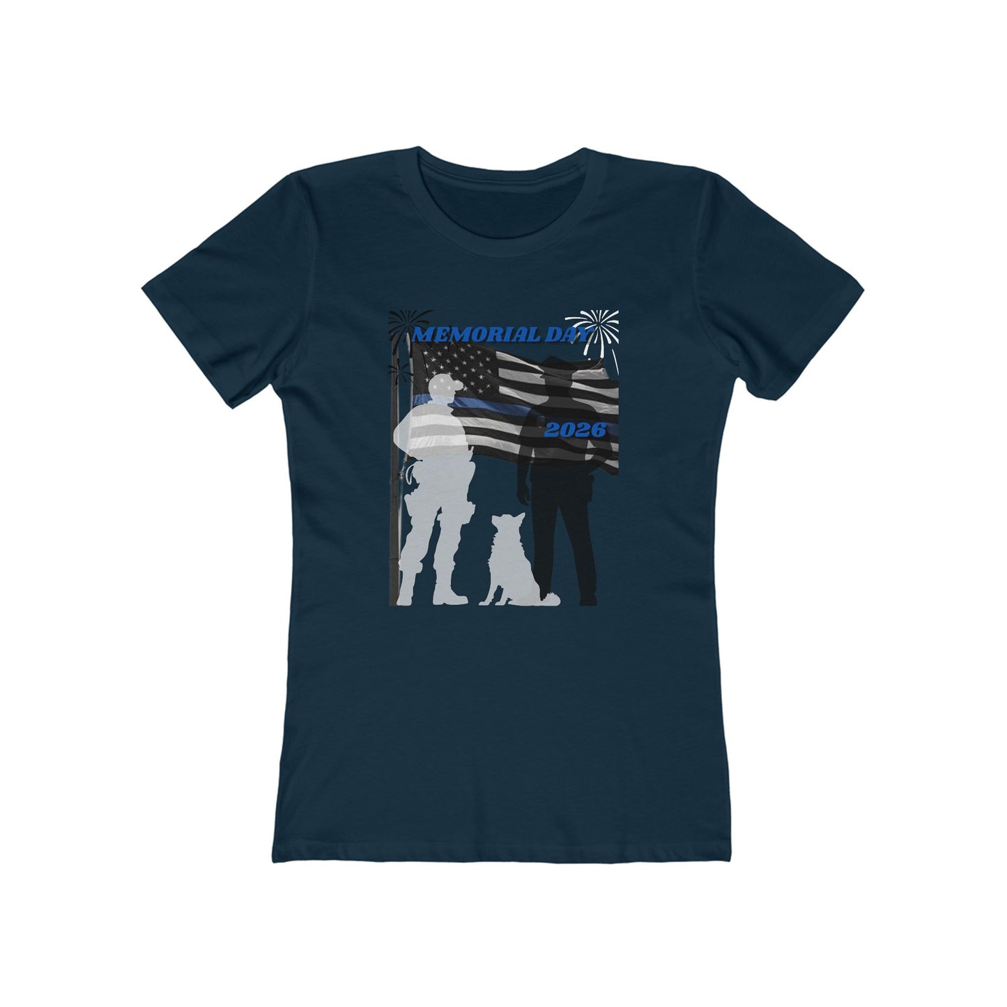 Memorial Day Police 26 Tee — Women’s Boyfriend Fit T-Shirt