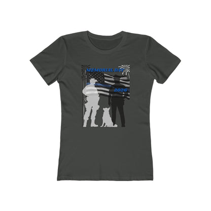 Memorial Day Police 26 Tee — Women’s Boyfriend Fit T-Shirt