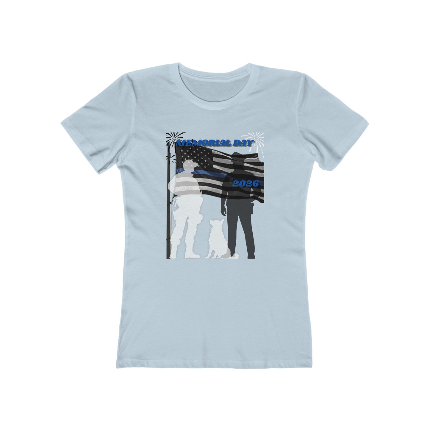 Memorial Day Police 26 Tee — Women’s Boyfriend Fit T-Shirt