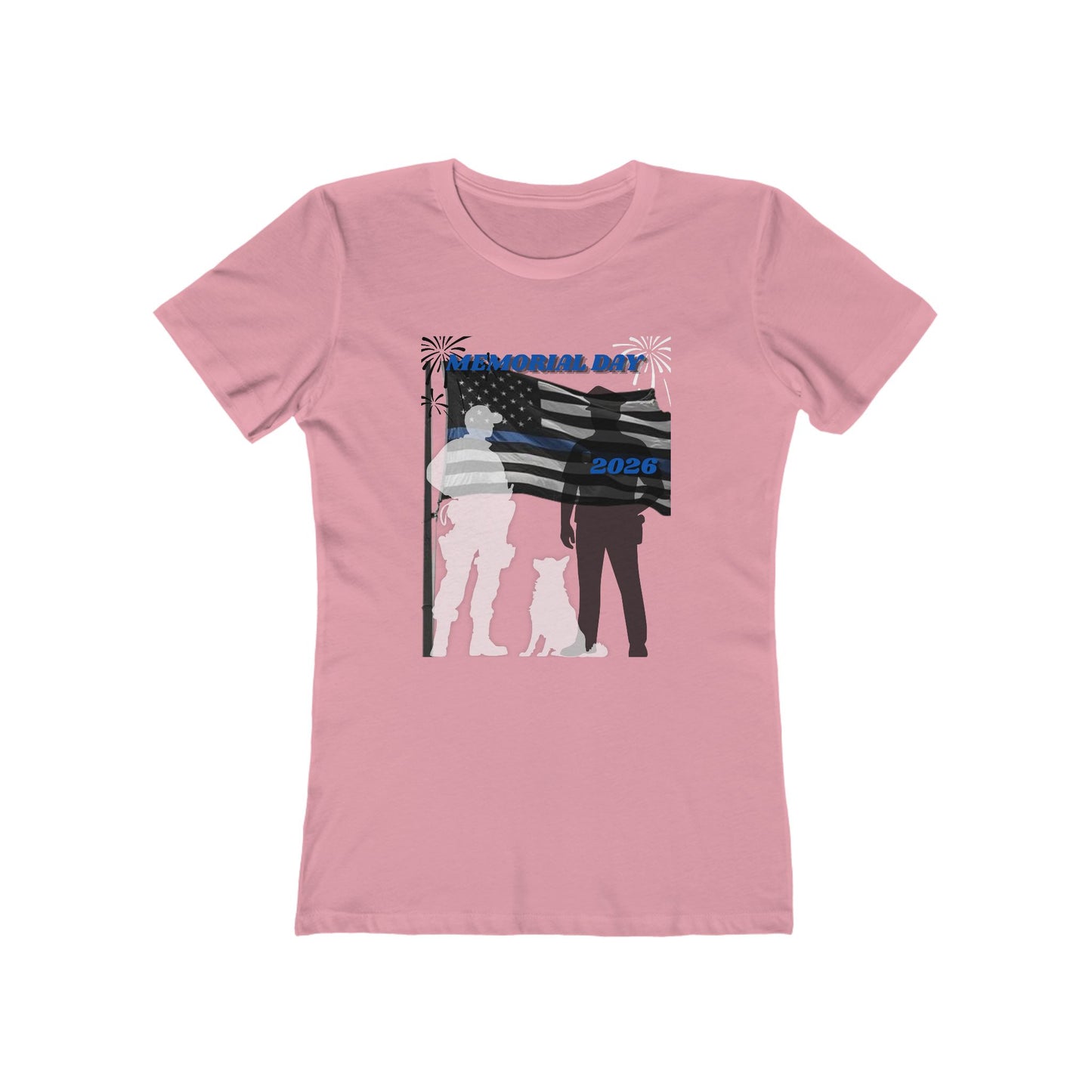 Memorial Day Police 26 Tee — Women’s Boyfriend Fit T-Shirt