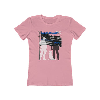 Memorial Day Police 26 Tee — Women’s Boyfriend Fit T-Shirt