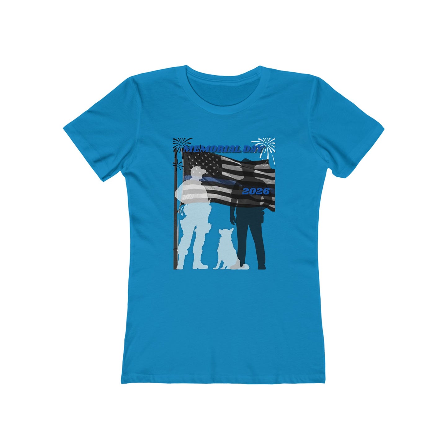 Memorial Day Police 26 Tee — Women’s Boyfriend Fit T-Shirt