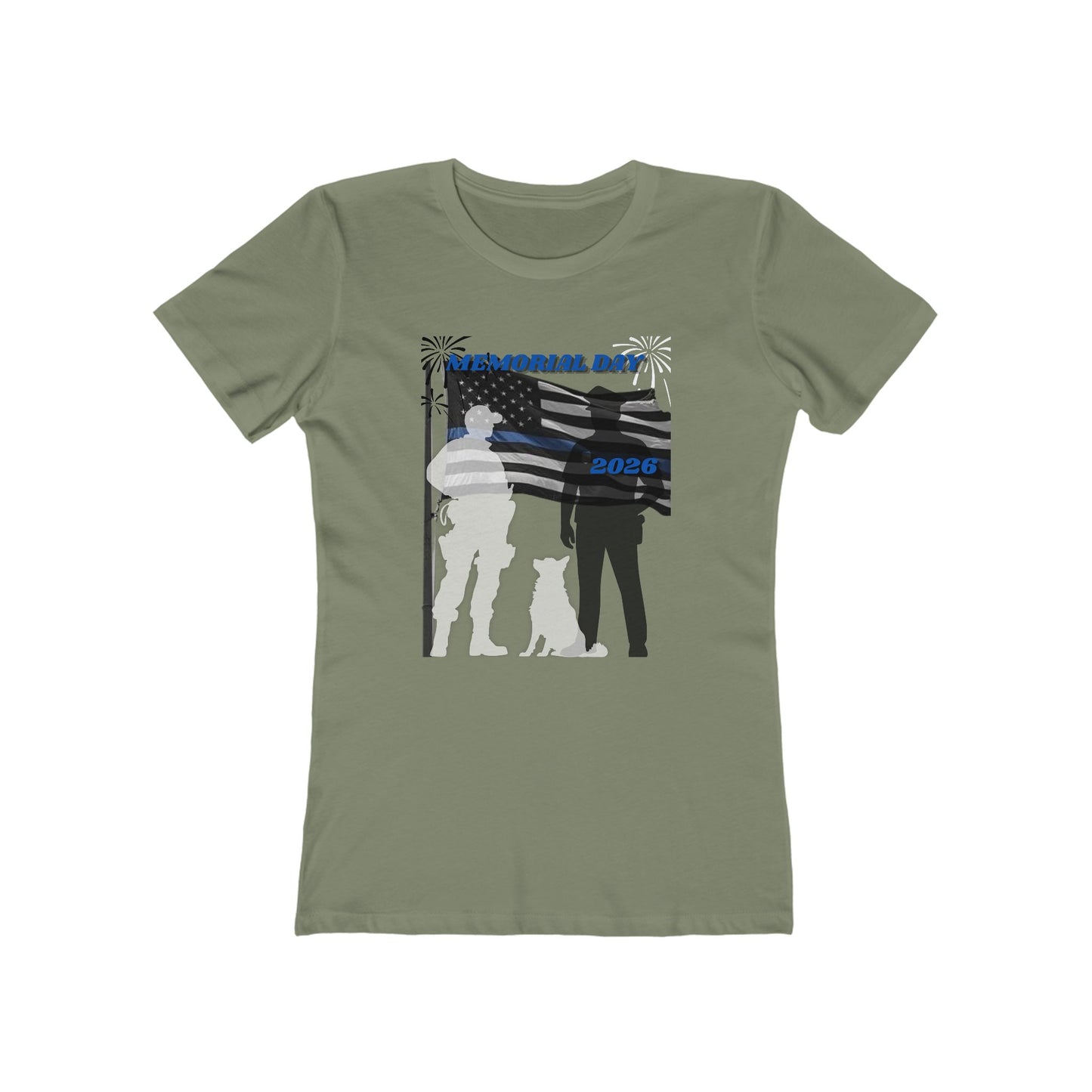 Memorial Day Police 26 Tee — Women’s Boyfriend Fit T-Shirt