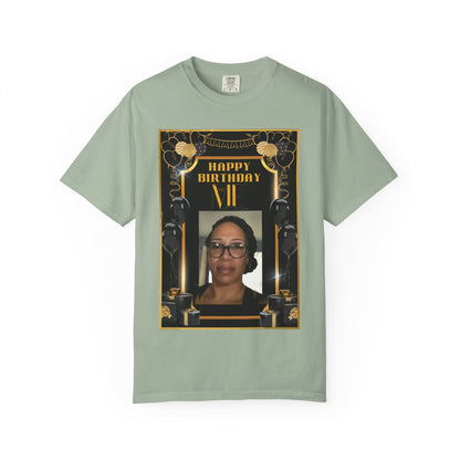 Black & Gold Bold Font Me B Day Personalize It! Tee - Unisex T-shirt