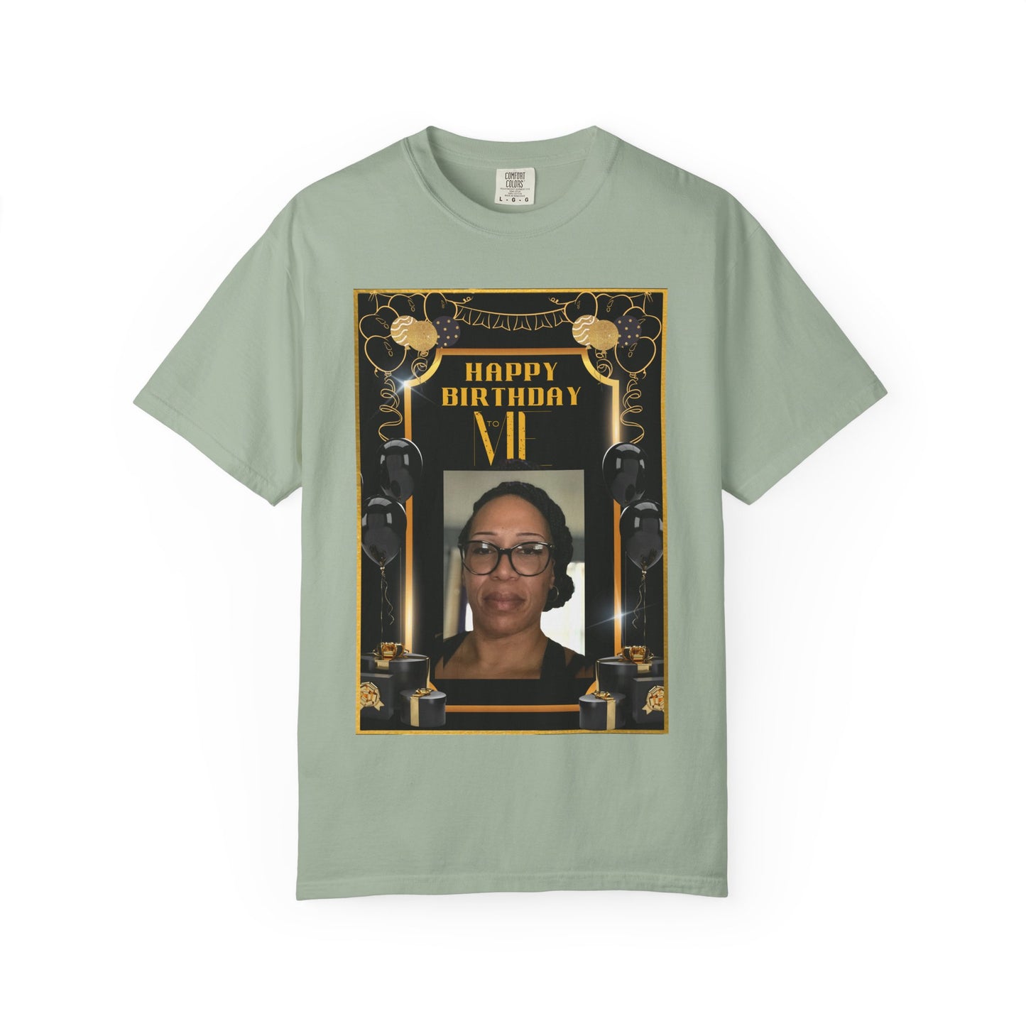 Black & Gold Bold Font Me B Day Personalize It! Tee - Unisex T-shirt