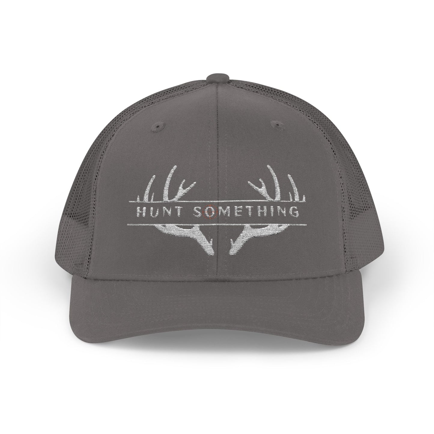 Unisex Hunt Something Deer Snapback Trucker Cap - Embroidered
