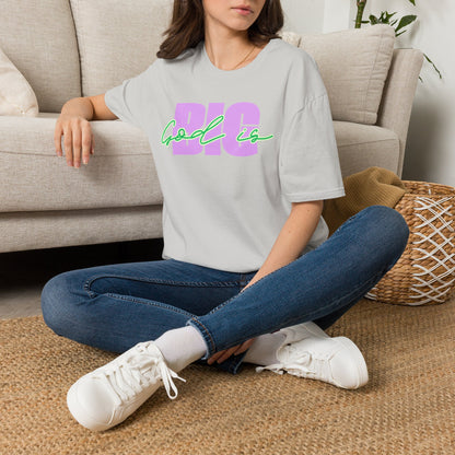 God is BIG (Lavender&Green)Tee - Unisex T- Shirt