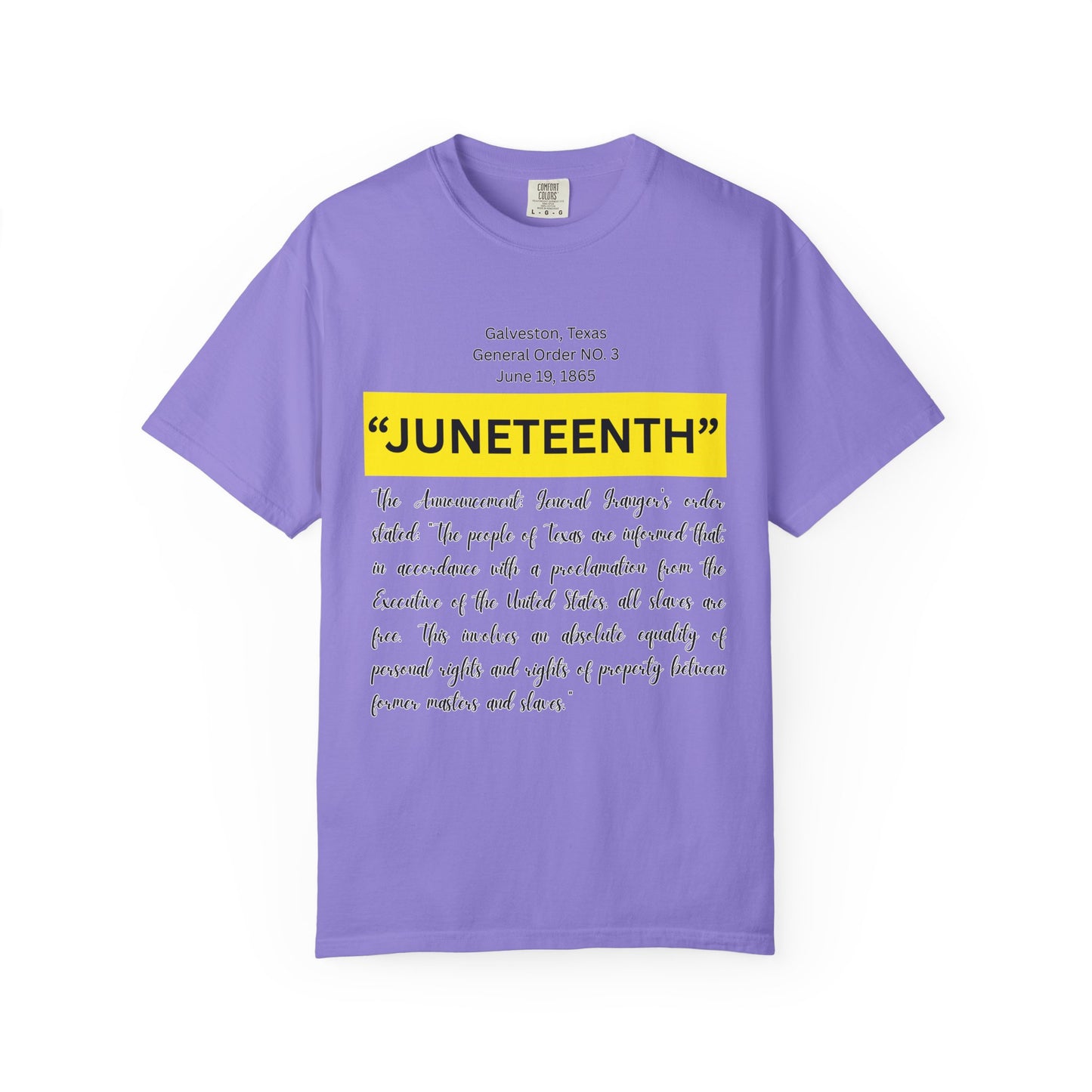 Juneteenth G O 3 Tee - Unisex T-shirt