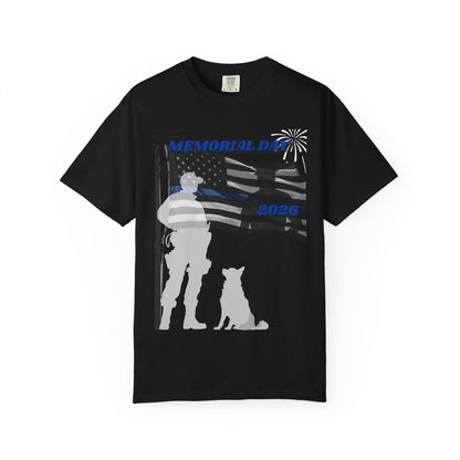 Memorial Day Police 26-Unisex T-shirt