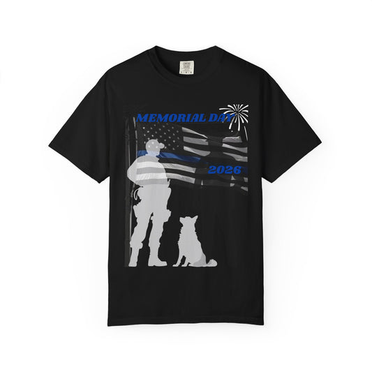 Memorial Day Police 26-Unisex T-shirt
