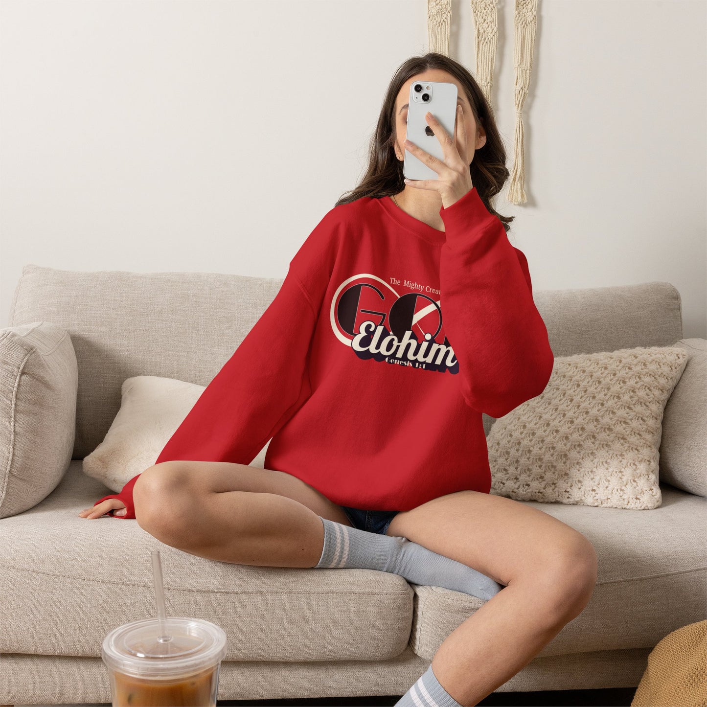 Mighty Creator - Graphic Crewneck Women's Sweatshirt