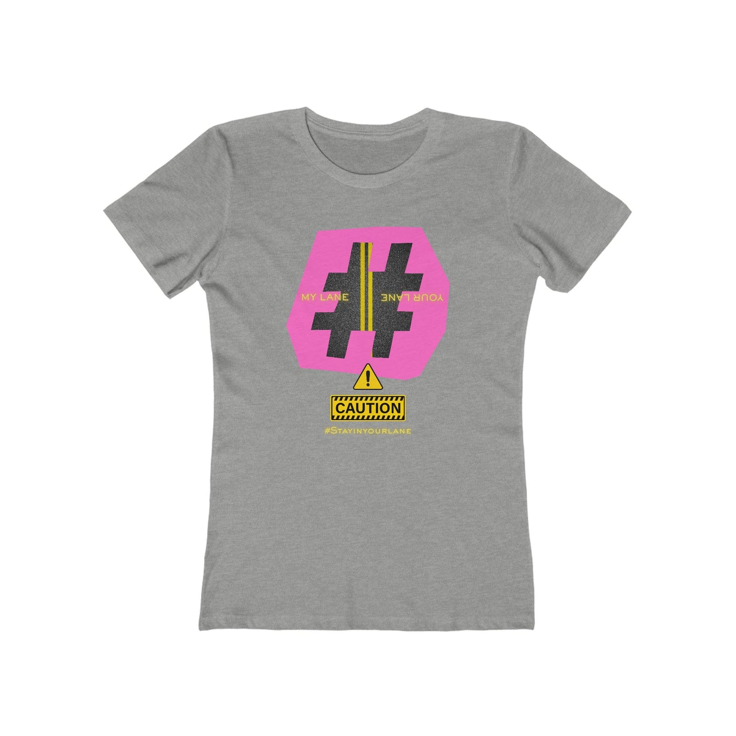 Pink Lanes Tee - Women’s Boyfriend Fit Celebration T-Shirt