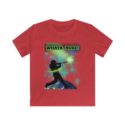 Whata Nuke Baseball Tee - Youth T-Shirt