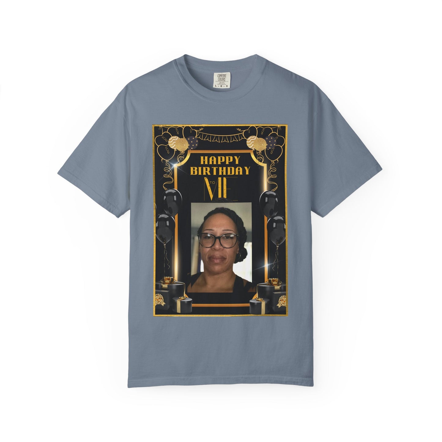 Black & Gold Bold Font Me B Day Personalize It! Tee - Unisex T-shirt