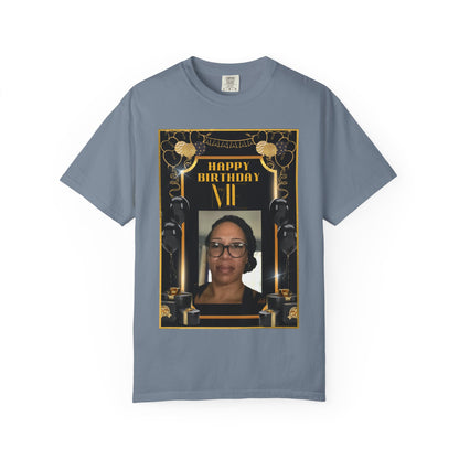 Black & Gold Bold Font Me B Day Personalize It! Tee - Unisex T-shirt