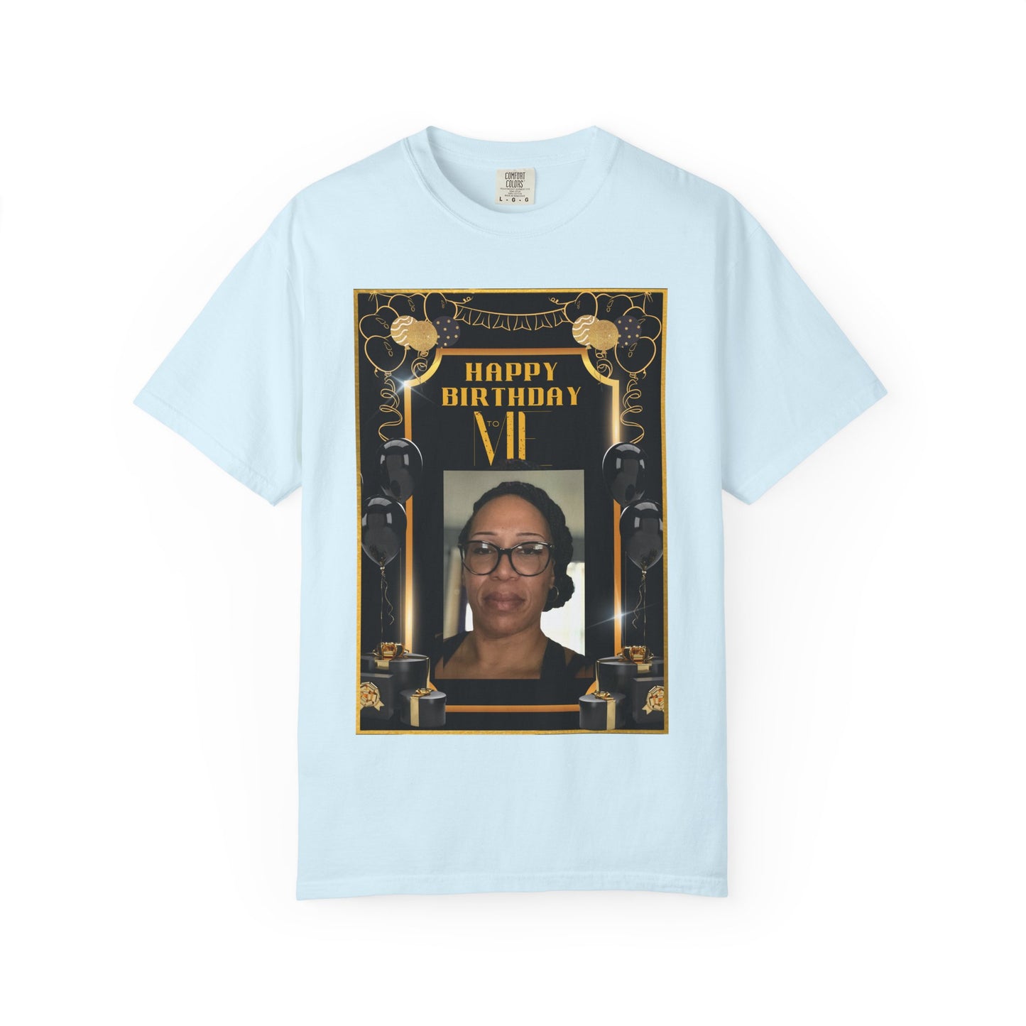 Black & Gold Bold Font Me B Day Personalize It! Tee - Unisex T-shirt
