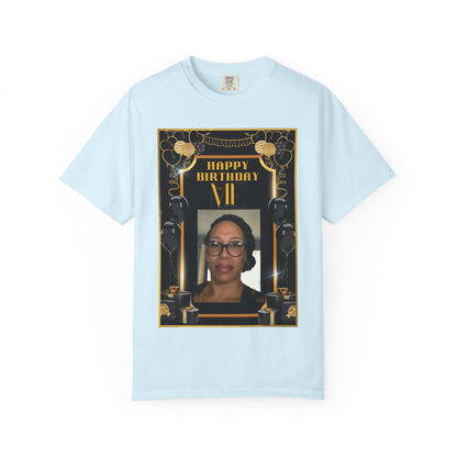 Black & Gold Bold Font Me B Day Personalize It! Tee - Unisex T-shirt