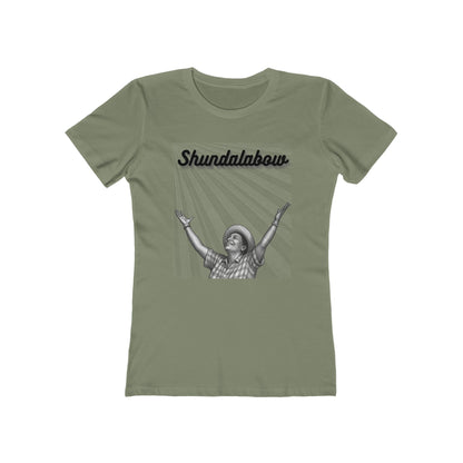 She Shundalabow — Women’s Boyfriend Fit Celebration T-Shirt