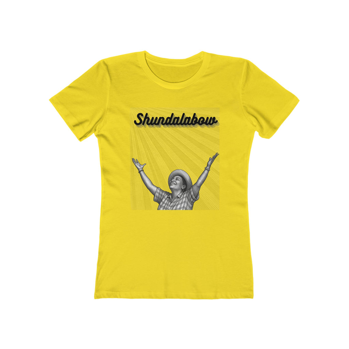 She Shundalabow — Women’s Boyfriend Fit Celebration T-Shirt