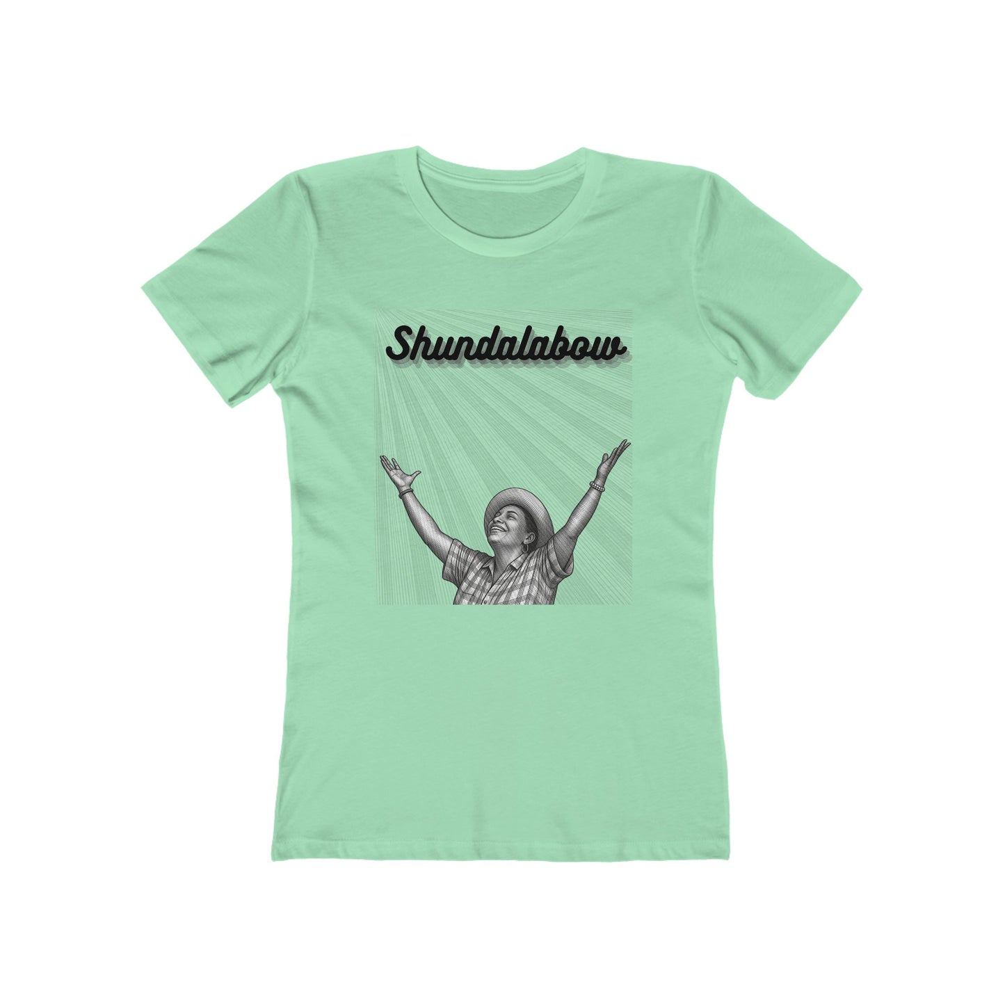 She Shundalabow — Women’s Boyfriend Fit Celebration T-Shirt