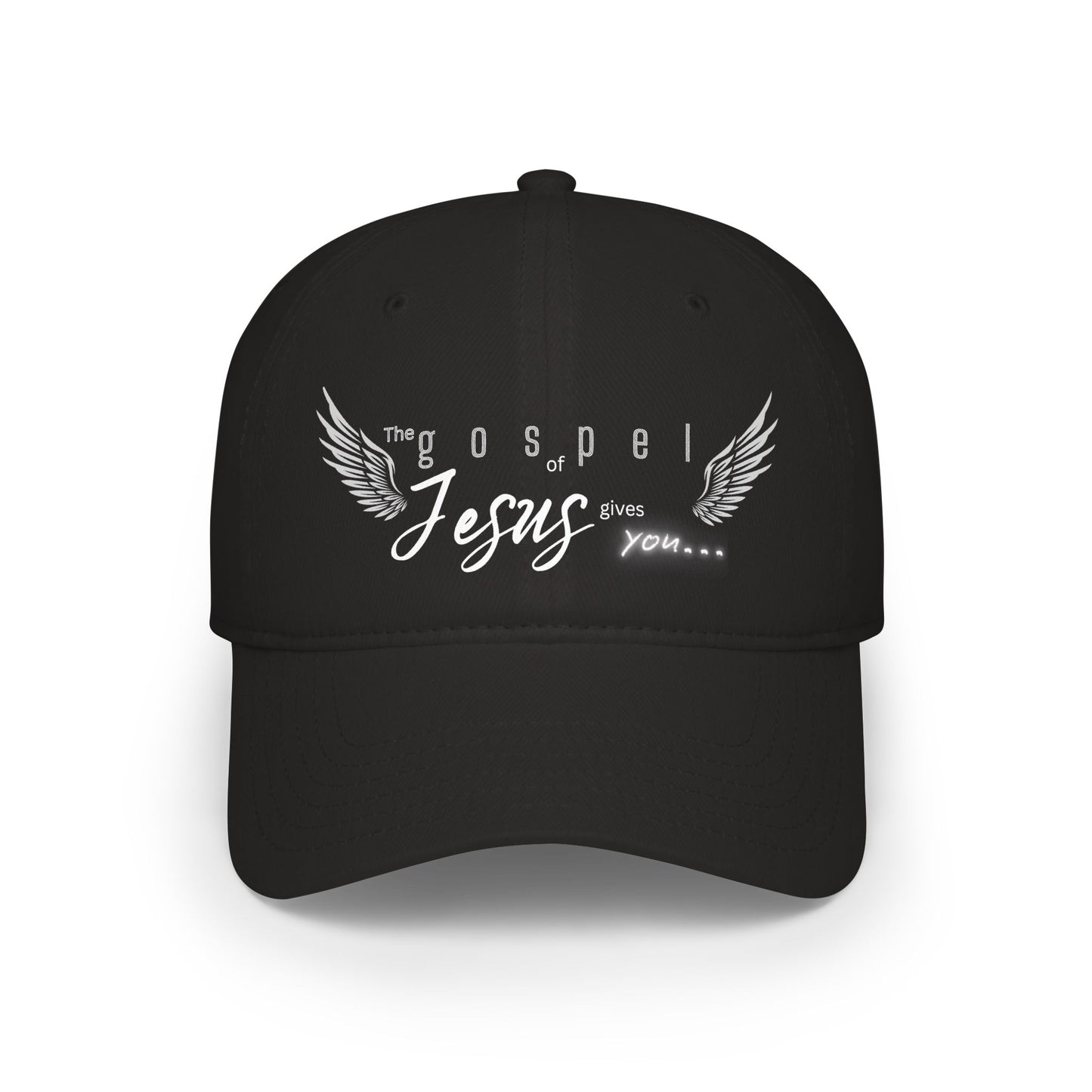 Unisex Gospel of Jesus Low-Profile Baseball Cap - Printed
