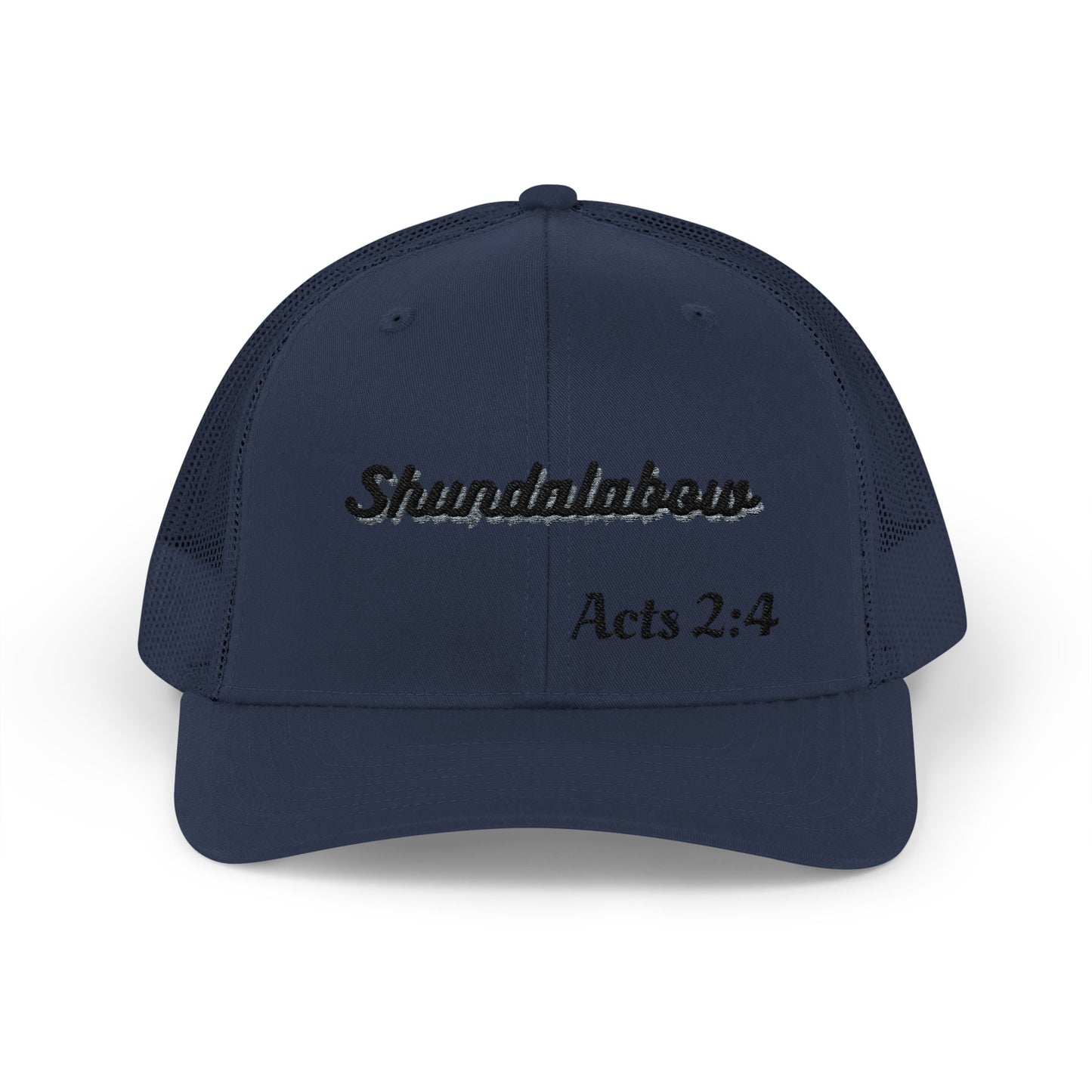 Unisex Acts 2:4 Snapback Trucker Cap - Embroidered