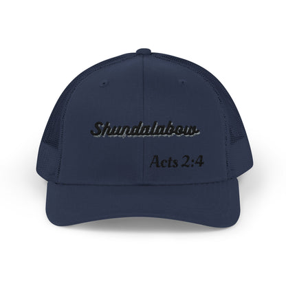 Unisex Acts 2:4 Snapback Trucker Cap - Embroidered