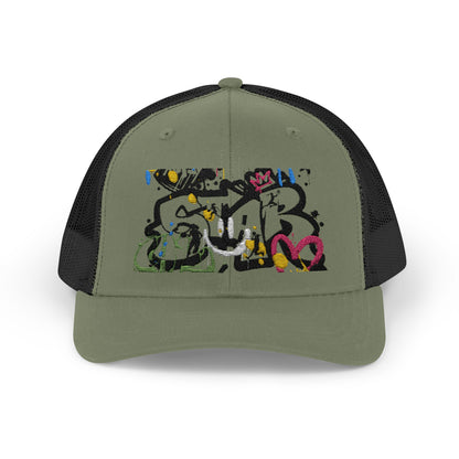 Unisex Star Snapback Trucker Cap - Embroidered