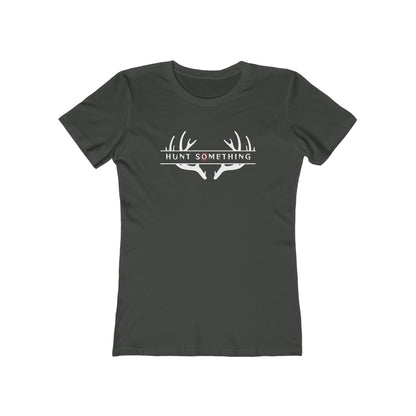 Hunt Something Deer Tee - Women’s Boyfriend Fit Celebration T-Shirt