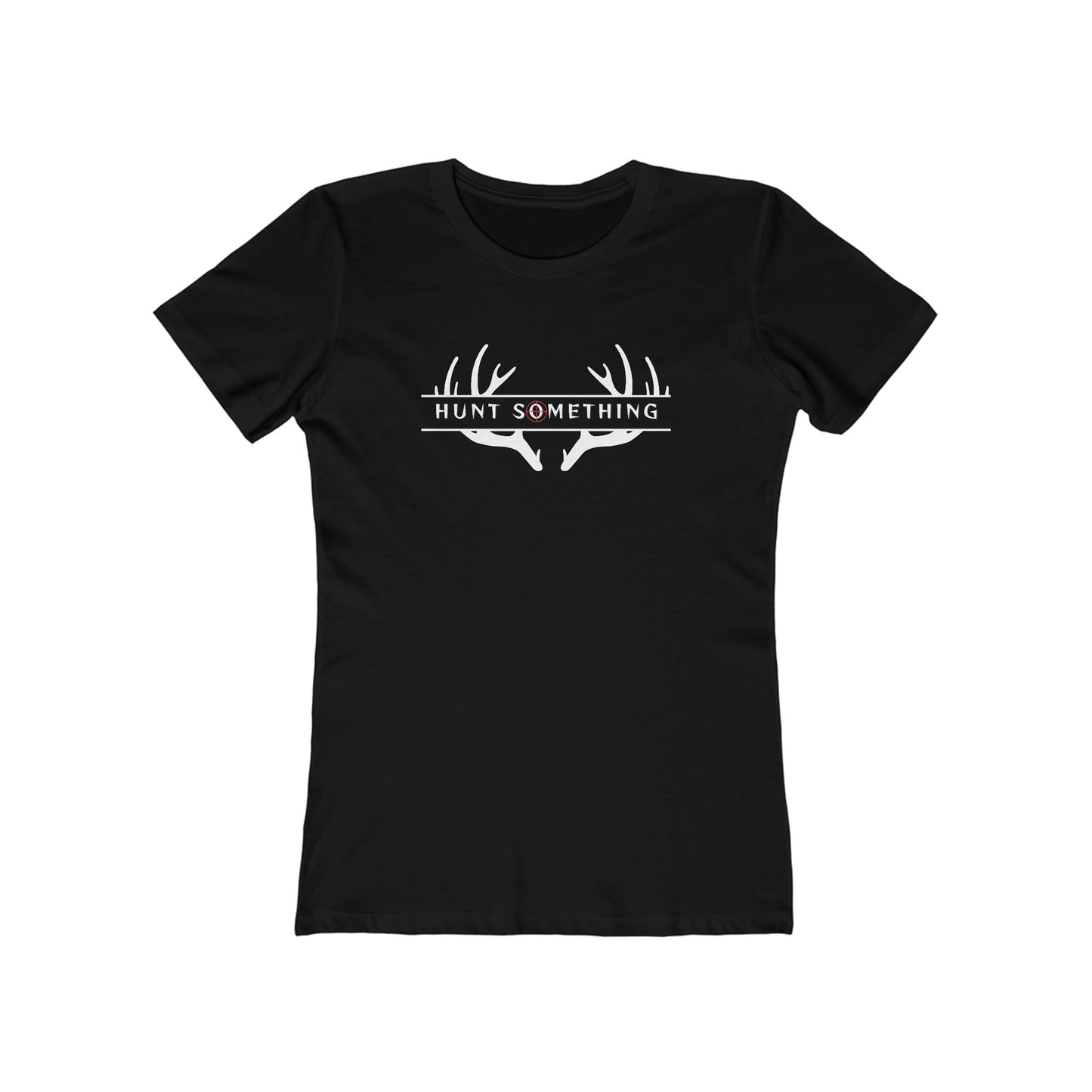 Hunt Something Deer Tee - Women’s Boyfriend Fit Celebration T-Shirt