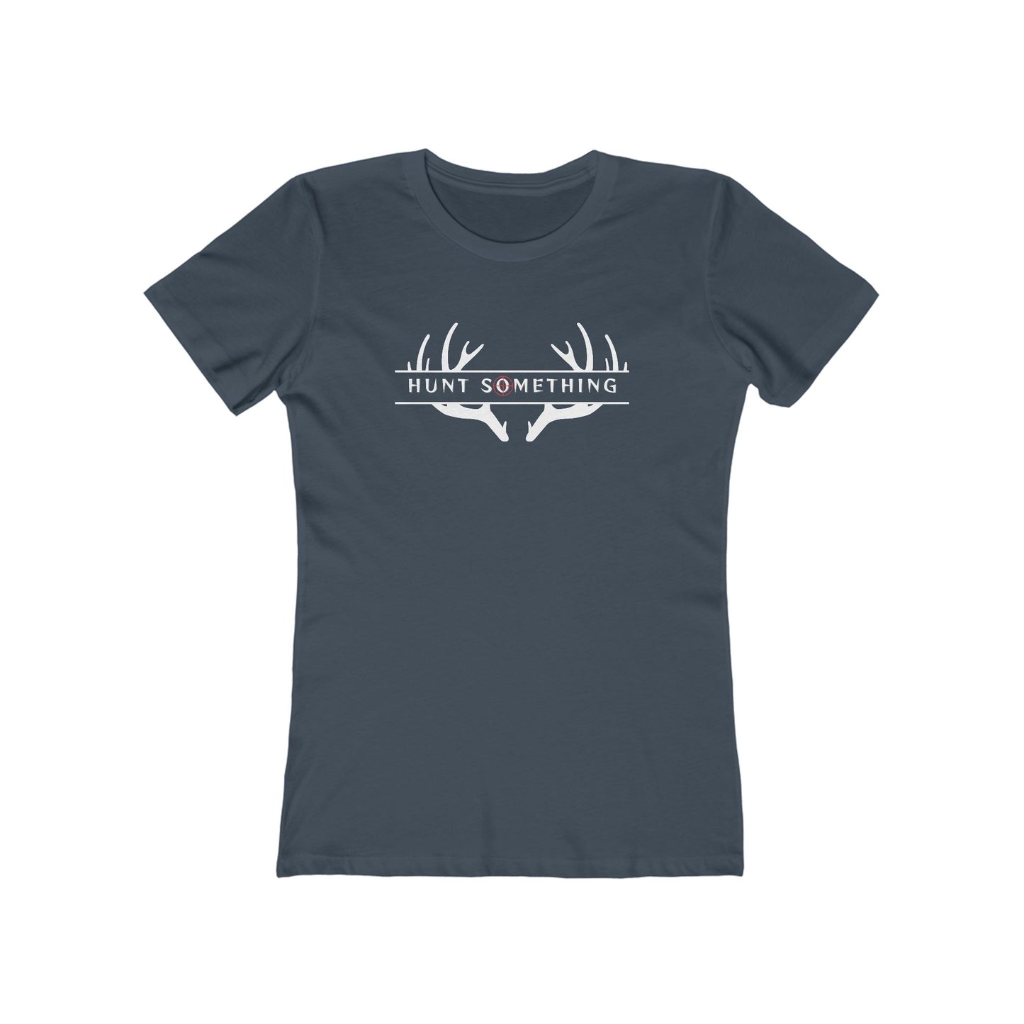Hunt Something Deer Tee - Women’s Boyfriend Fit Celebration T-Shirt