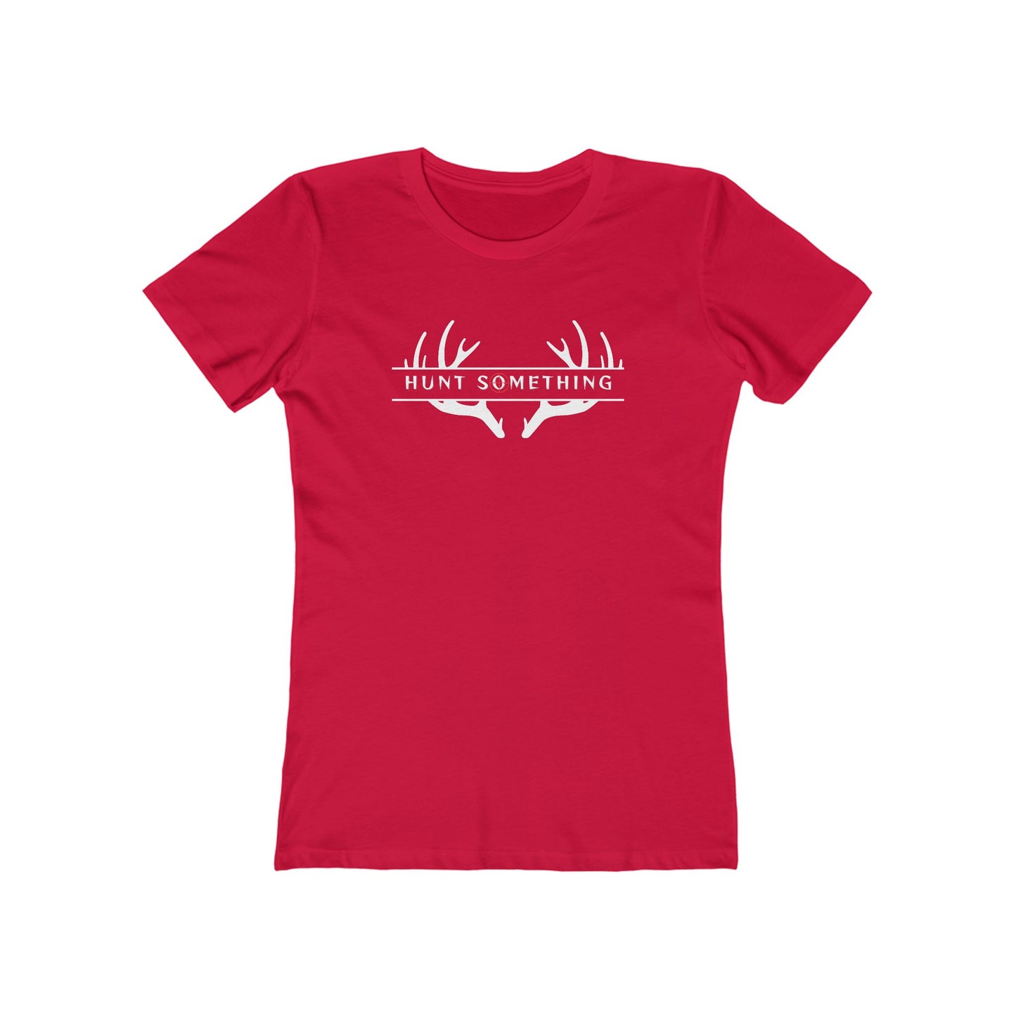 Hunt Something Deer Tee - Women’s Boyfriend Fit Celebration T-Shirt
