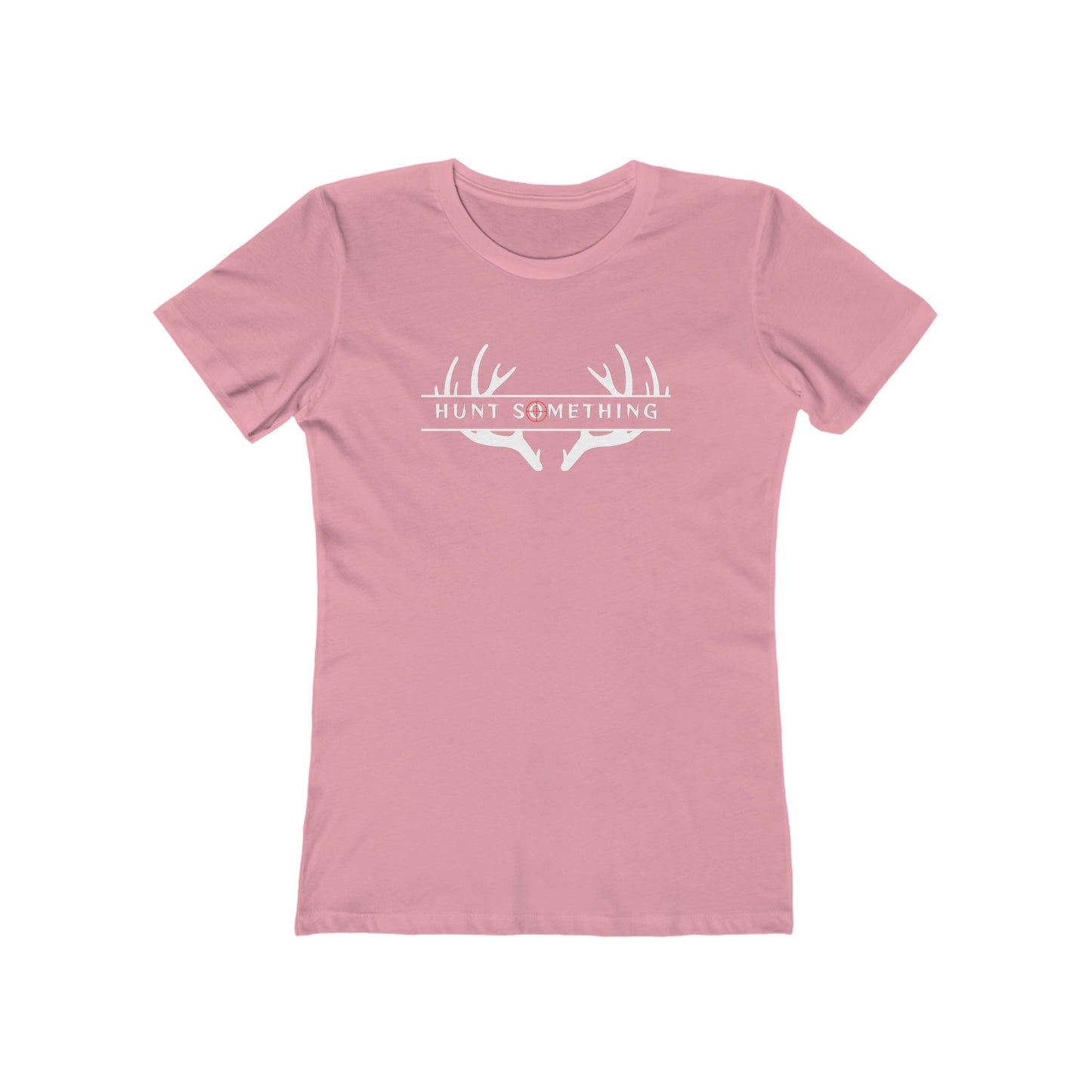 Hunt Something Deer Tee - Women’s Boyfriend Fit Celebration T-Shirt