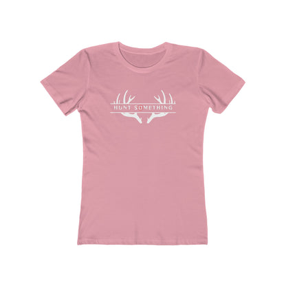 Hunt Something Deer Tee - Women’s Boyfriend Fit Celebration T-Shirt