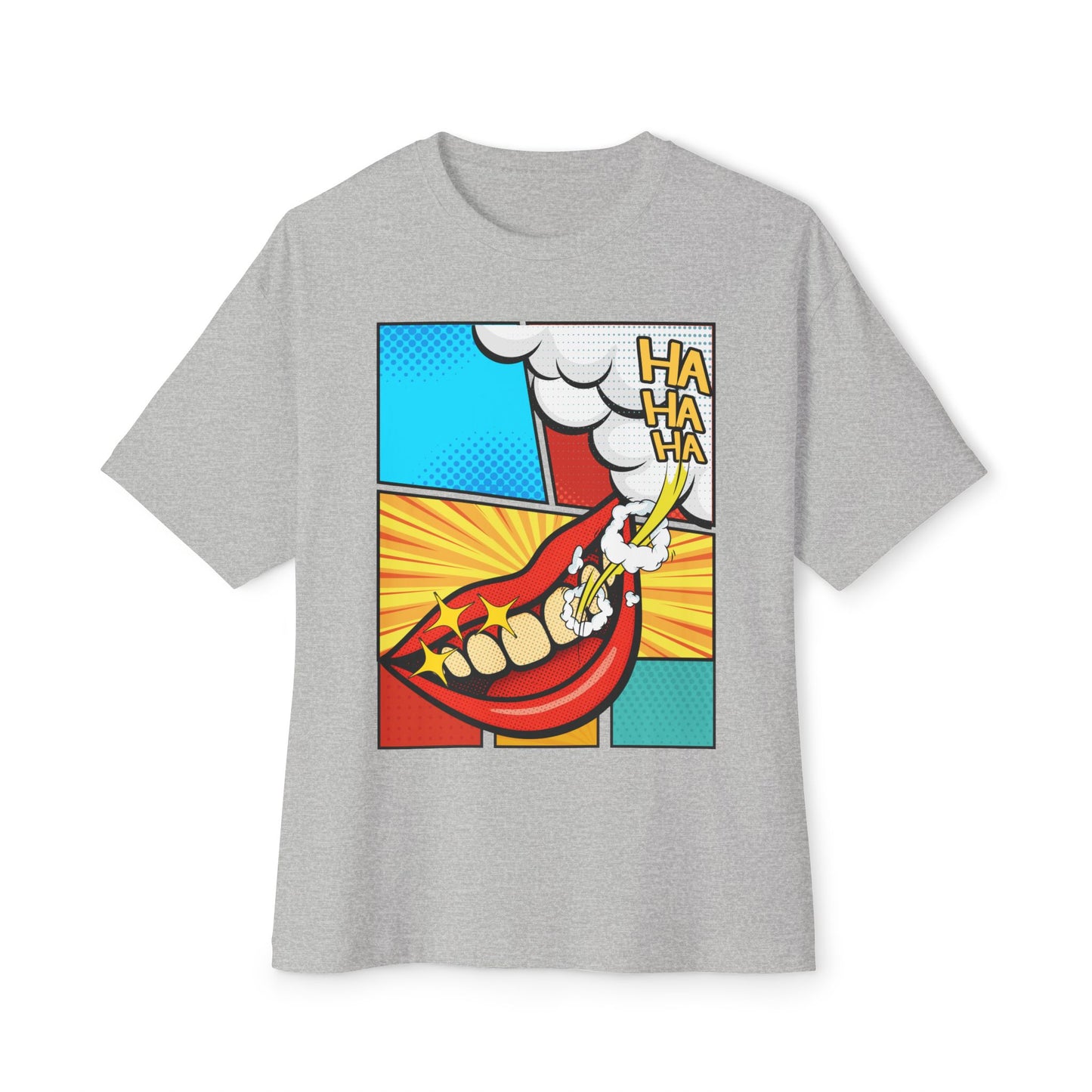 Comic 3Ha Tee – Oversized Box Graphic T-Shirt