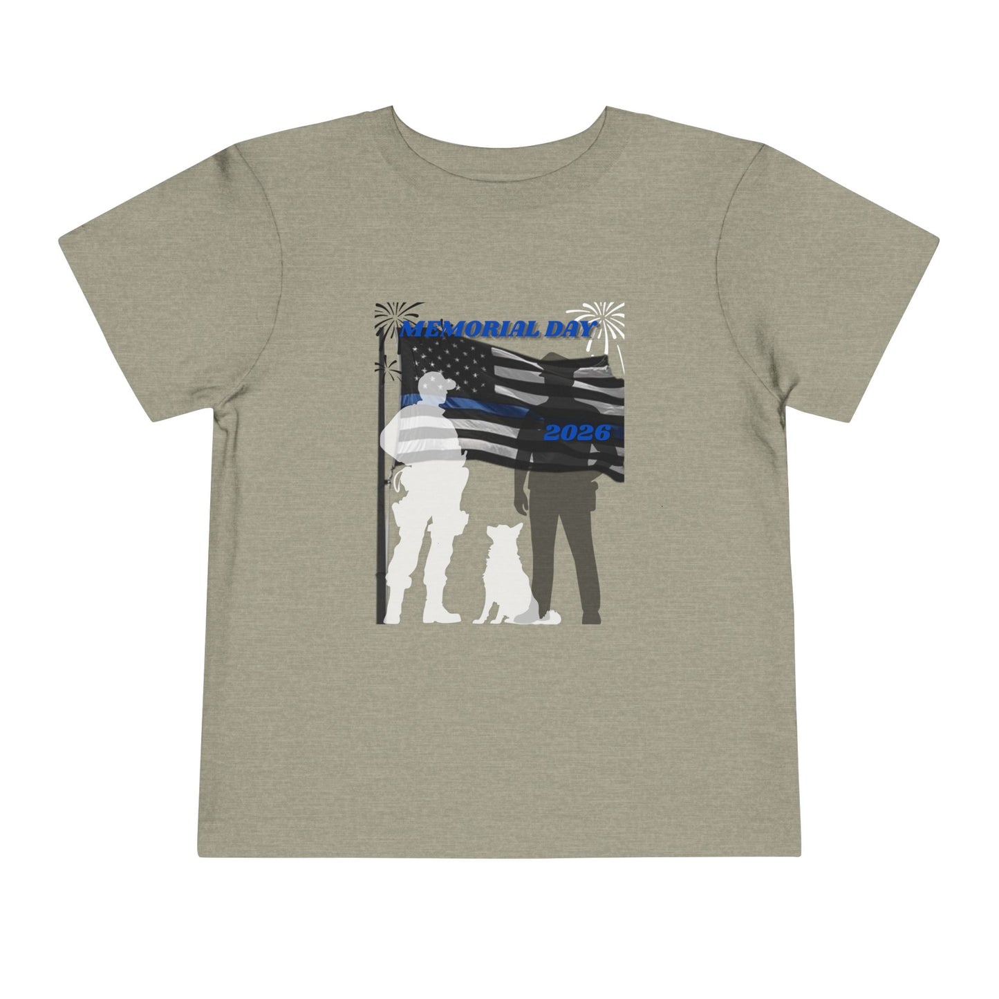 Memorial Day Police 26 Tee — Toddler Graphic T-Shirt