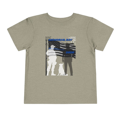 Memorial Day Police 26 Tee — Toddler Graphic T-Shirt