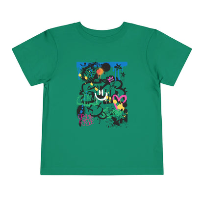 Graffiti Girls  B Ball Tee - Graphic Toddler T-Shirt