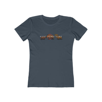 Hunt Something Wild Hog Tee - Women’s Boyfriend Fit Celebration T-Shirt