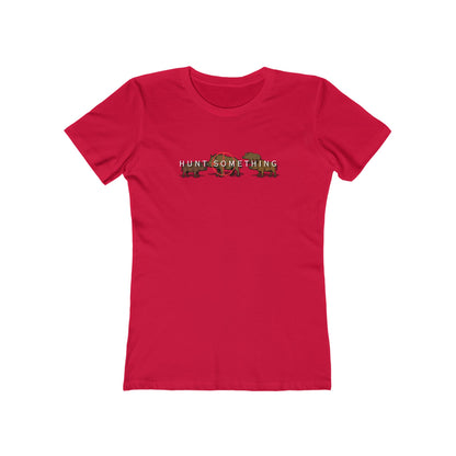 Hunt Something Wild Hog Tee - Women’s Boyfriend Fit Celebration T-Shirt