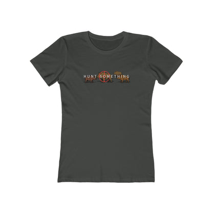 Hunt Something Wild Hog Tee - Women’s Boyfriend Fit Celebration T-Shirt