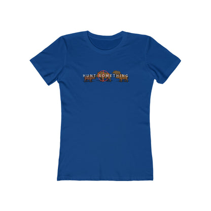 Hunt Something Wild Hog Tee - Women’s Boyfriend Fit Celebration T-Shirt