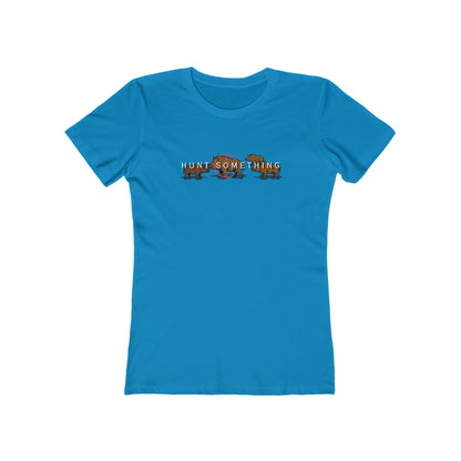 Hunt Something Wild Hog Tee - Women’s Boyfriend Fit Celebration T-Shirt