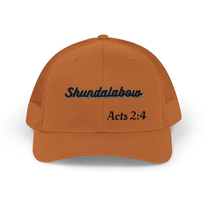 Unisex Acts 2:4 Snapback Trucker Cap - Embroidered