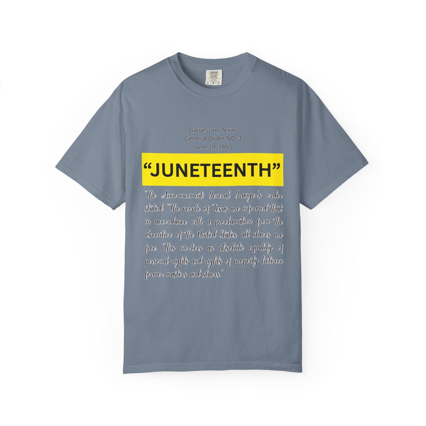 Juneteenth G O 3 Tee - Unisex T-shirt