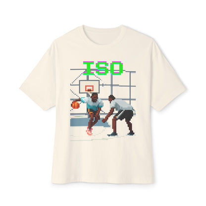 ISO Basketball Tee – Oversized Box Graphic T-Shirt