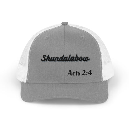 Unisex Acts 2:4 Snapback Trucker Cap - Embroidered