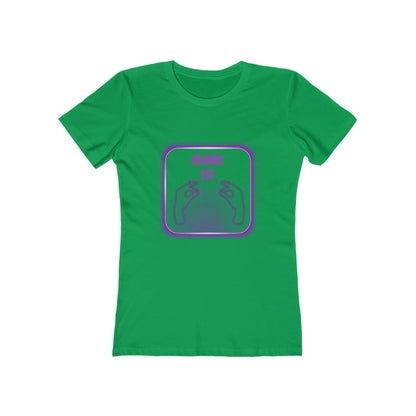 Clock it Neon Fuchsia— Women’s Boyfriend Fit T-Shirt